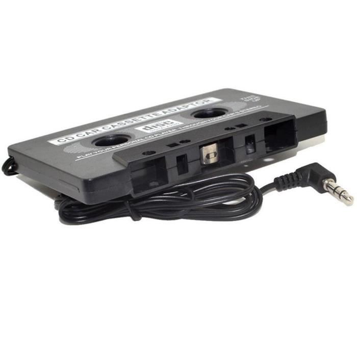 Adaptateur Universel Noir de Cassette Audio Stéréo de Voiture, pour  Téléphone, Lecteur CD MP3, Prise Jack 110mm, 3.5 cm - AliExpress