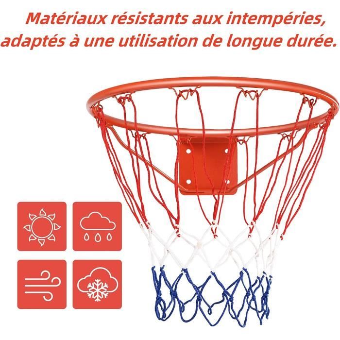 Filet De Basket-ball 20' X 9' En Nylon N°7 – Bordure Corde Poly 5/16, Marque Goodwin Netting