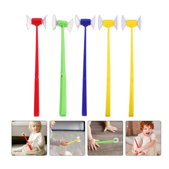 CVUTOVO 5pièces Jeu De Marteau à Ventouse Jeu De Mots Jouets