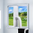 Joint fenêtre 400cm pour clim mobile, sans perçage, pour fenêtre basculante Cuneary