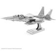 Maquette métal - Avion F-15 Eagle - Métal Earth - Gris - 14 ans - Enfant-0