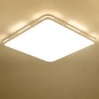 Led Plafonnier Moderne Lampe Panneau Salon Carré Luminaire Chambre Cuisine Hall Surface Mont Flush Télécommande