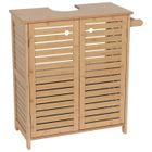 Meuble Sous Lavabo Bambou/mdf Facon Bambou - Trinidad - TENDANCE