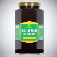 Miel de fleur de Nigelle d’Egypte - Poids net 500g - Pur - 100% naturel -miel rare parmi les meilleurs au monde - Immunitebooster -