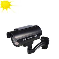 Caméra Fausse Caméra de surveillance Caméra Factice avec LED infrarouge clignotante rouge, Caméra Fausse Caméra de sécurité