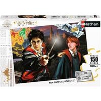 HARRY POTTER Puzzle 150 pièces - Harry Potter et Ron Weasley - Nathan - Puzzle Enfant + Trieur - Dès 7 ans