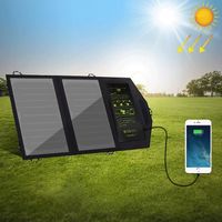 Chargeur solaire portable Chargeurs de batterie ALLPOWERS de panneau 10W 5V de charge - 336073 Noir