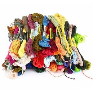 Lot De 20 Bobines De Fil à Tisser Pour Point De Croix - Couleurs Aléatoires