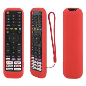 TÉLÉCOMMANDE TV Rouge-Boîtier de télécommande pour Hisense TV, hou