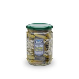 CORNICHONS OLIVES diamir - Cornichons au vinaigre goût anchois - Bocal 420g