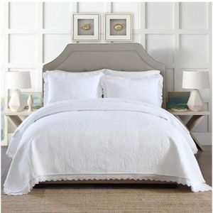 Cdiscount Lit Boutis Couvre Lit Extensible Coton Blanc