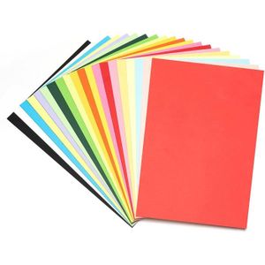 50 feuilles Papier cartonné couleur mélangée copie simple à usages