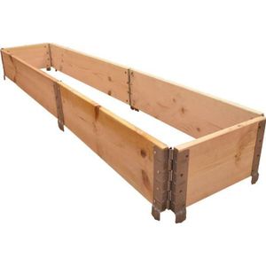CARRÉ POTAGER - TABLE Carré potager en bois naturel 2000 x 400mm