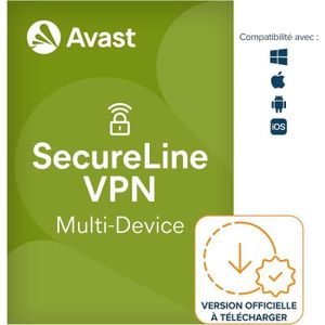 ANTIVIRUS À TELECHARGER Avast VPN SecureLine 2024 - ( 1 An / 5 Appareils )