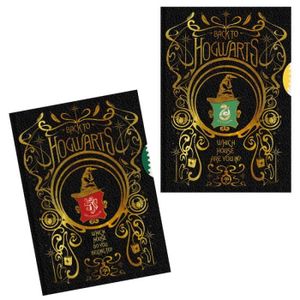 CARNET DE NOTES Carnet Harry Potter Roulette Maison Poudlard Uniqu