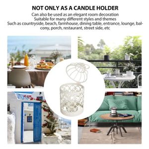 COM-FOUR® Photophore - Bougeoir Décoratif Pour Noël Et L'automne - Bougeoir Avec Des Matériaux Naturels - Artisanat (Arrangement De L'Avent Fleur Rouge - 2 Bougies