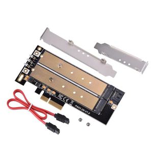5 Paquets J&D Adaptateur de Câble d’Alimentation pour des cartes vidéos graphiques PCI Express PCIe de 15 Broches à 6 Broches SATA 