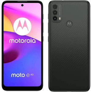 SMARTPHONE Motorola Moto E40 64GB Noir - Smartphone 6.5 Pouce