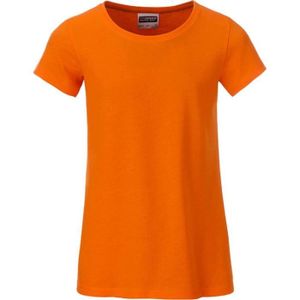 T-SHIRT T-shirt enfant fille manches courtes bio - 8007G - orange