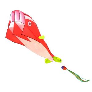 CERF-VOLANT Cerf-volant de poulpe - NAISIDIER - Jouet extérieur pour enfant - Rouge et bleu