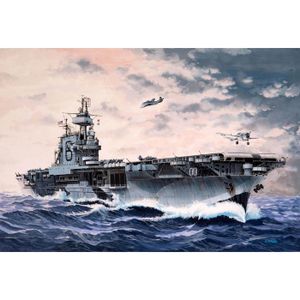 Maquette Porte-avions Charles De Gaulle 1:400 - Coffret Prestige Avec Peinture Et Colle