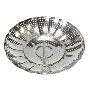 GA Homefavor Cuiseur Vapeur pour L/égumes Panier Vapeur en Acier Inoxydable Vapeur /à Nourriture Accessoire de Cuisine Cuision pour L/égume Ustensile de Cuisson avec Poign/ée Extensible