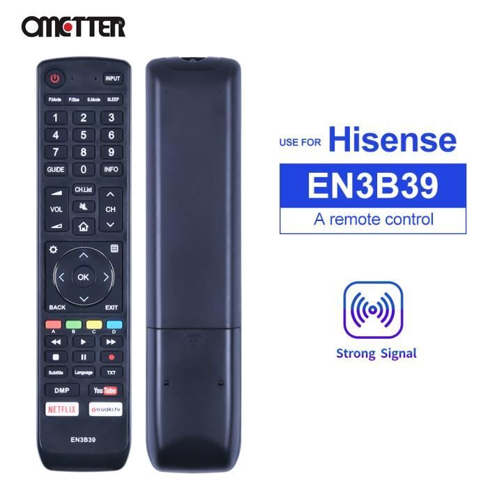 Acheter Étui de télécommande TV, housse de protection antichoc,  respectueuse de la peau, Compatible avec Hisense EN2A30 EN2P30H EN2J30H