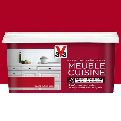 Peinture V33 Rénovation Meuble Cuisine – 2L, Satinée, Pour Intérieur