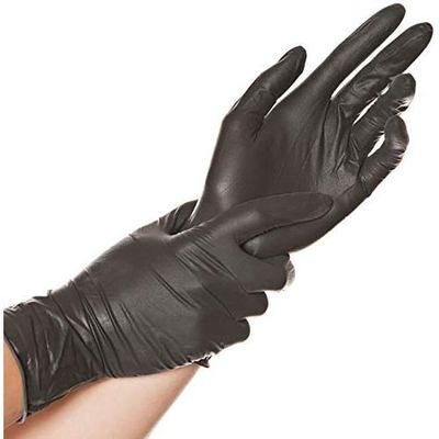 Lot De 1000 Gants Nitrile Noir Abena Sensitive Taille XL — Neufs, Non Ouverts