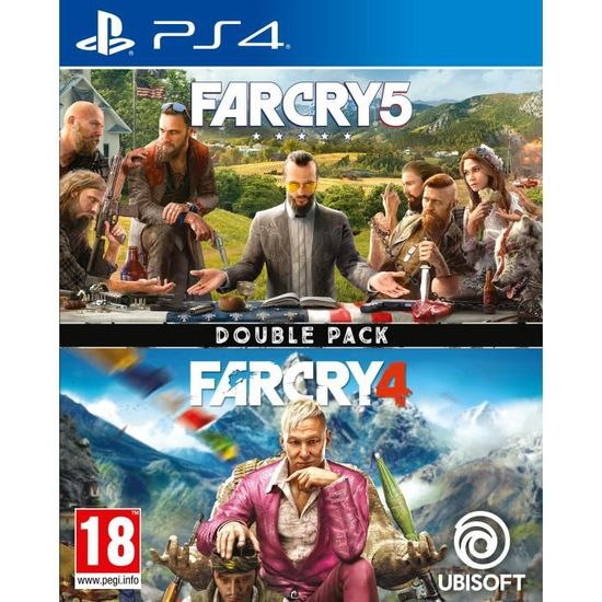 Compilation Far Cry 4 + Far Cry 5 Jeux PS4
