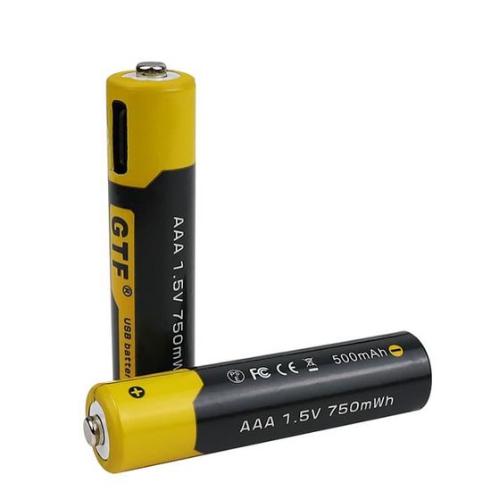 Batterie Li-Po 7,4V 500mAh Rechargeable Par USB - Pour Voiture RC WPL Crawler Et Modèles Militaires - Longue Durée De Vie - 4