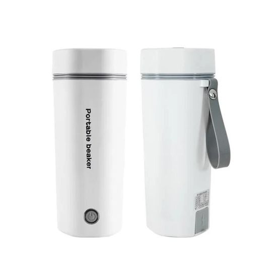 Bouilloire 12V Pour Voiture - 1 Litre Blanc | Branchement Allume-Cigare | Arrêt Automatique