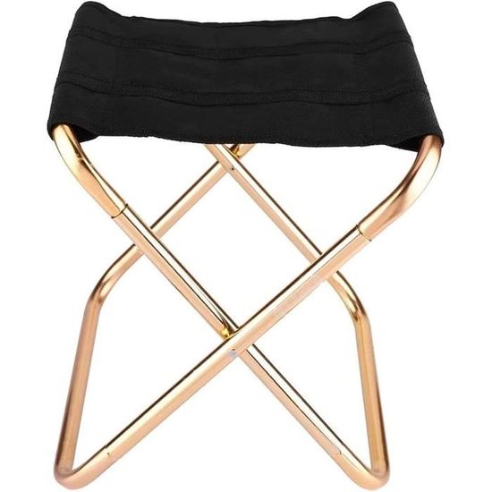 De Camping Tabouret Pliant Portable, Tabouret Pour Pêche/Barbecue Siège Pliant 100kg