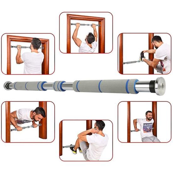 SogesHome Musculation Ajustable Dips Traction Barre de Traction