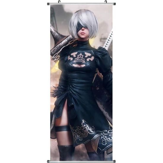Tableau Nier Automata 2B Robots - Monde Déco