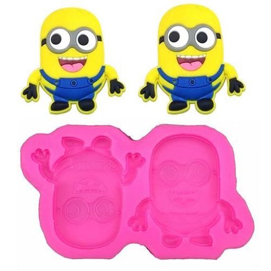 Moule Silicone 2 Minions Moules A Gateau Pate A Sucre Etc Cdiscount Beaux Arts Et Loisirs Creatifs