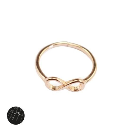 Bague Ouverte En Argent 925 Pour Femme Fille, Anneau De Symbole De L'infini Incrusté De Zircon