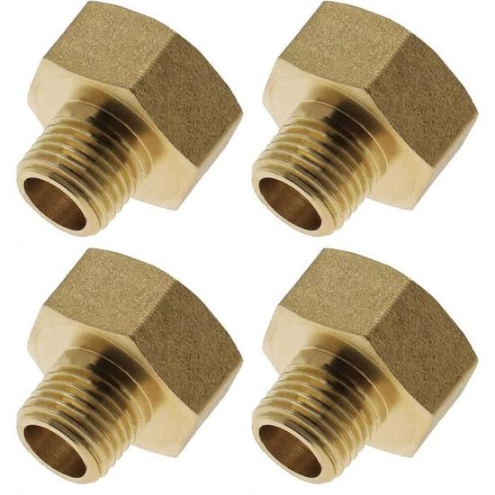 Adaptateur En Laiton 1/2" Mâle Vers 1/4" Femelle - Pour Tuyau De Charge Et Pompe à Vide