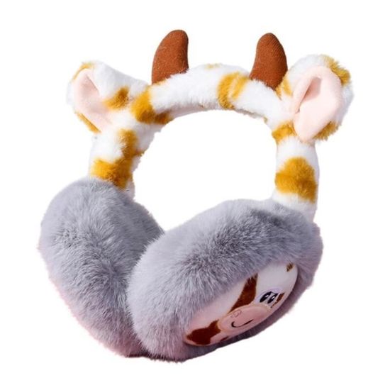 2 Bandeaux Oreilles De Lapin – 1 Gris Et 1 Blanc Tout Doux, Accessoire Cosplay Pour Pâques, Halloween, Noël