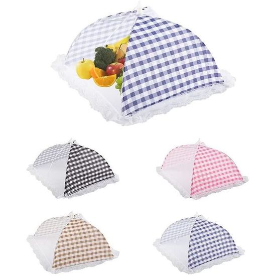 Cloche Alimentaire En Maille Métallique Réutilisable - Couvercle Anti-insectes Pour Fruits, Viande, Snacks - Léger Et Pratique