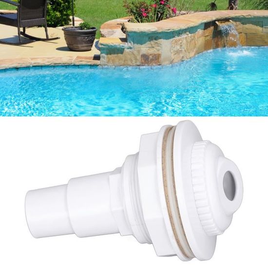 Raccord De Jet Retour Pour Piscine Hors Sol - Kit Complet Avec Joint Et Adaptateur 3,8 Cm