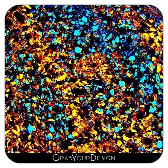 Dessous De Verre Carre Coquillage Colore Plage De Sable Xrf Achat Vente Sous Verre Bouteille Cdiscount