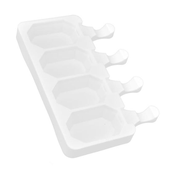 Jeu De 2 Moules À Glace En Silicone Alimentaire À 6 Trous, Faciles À