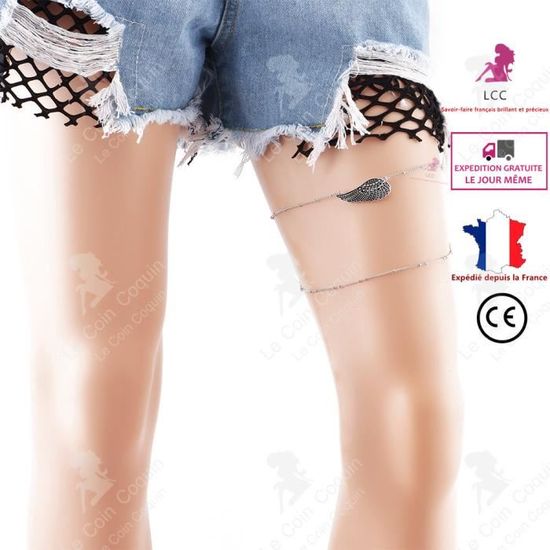 Scorpion Cuisse Chaîne Couches Perles Jambe Chaîne Zodiaque