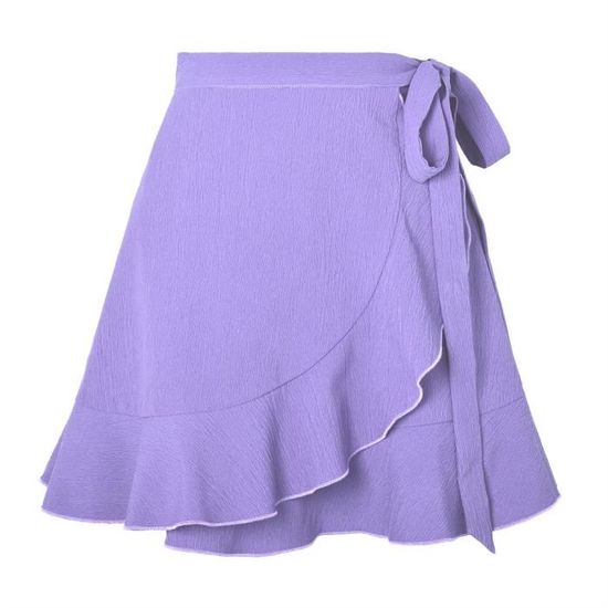 Jupe longue en tulle avec volants Femme, Violet | TWINSET Milano