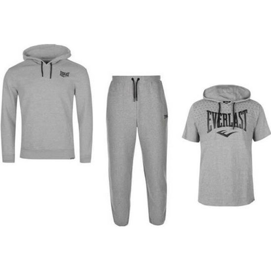 Jogging Complet - Everlast - Gris - Homme - Multisport - Respirant