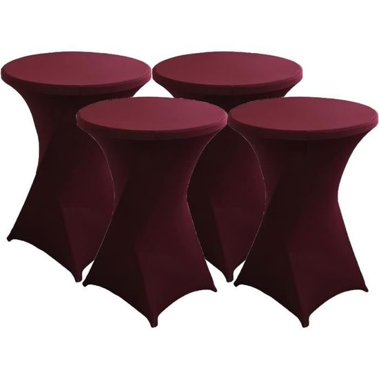 Jupes De Table Élastiques Simples, Housse Table Elastique En