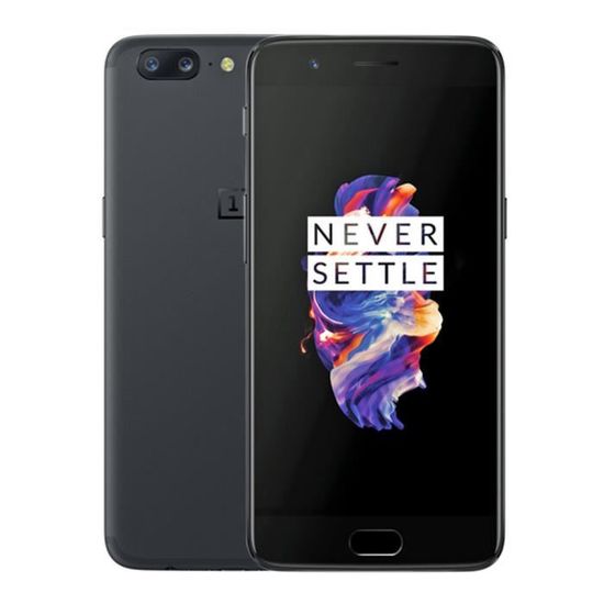 OnePlus 5 4G Smartphone 5.5 pouces FHD 835 Octa-core 2.45GHz CPU Android 7.0 6 Go RAM 64 Go ROM Gris