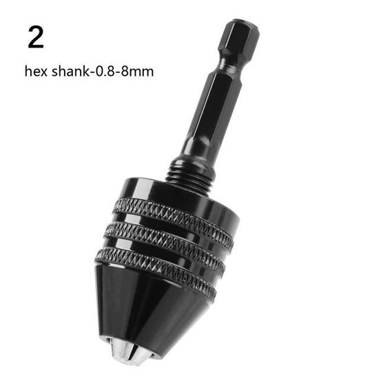 Mandrin Hexagonal 0.3-8.0 6.35mm Tournevis à Impact Adaptateur De Micro-moteur électrique Mini Mandrin De Fixation à Tige Hexagonale | Rakuten