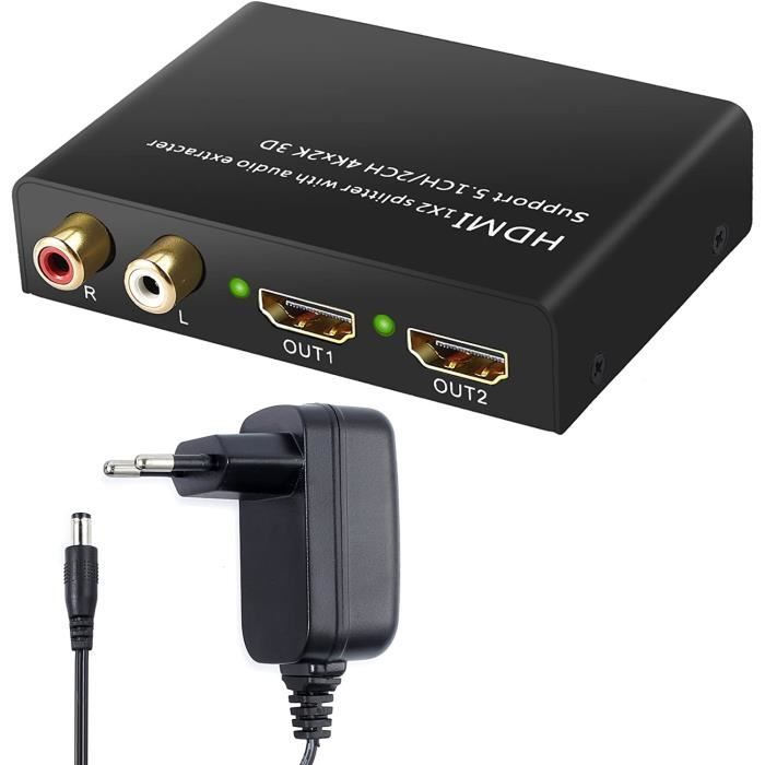 UGREEN Séparateur HDMI 2.0 4K 60Hz (1 Entrée -> 4 Sorties